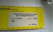 Билет на концерт Энди Флетчера